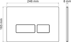 Grossman Инсталляция для подвесного унитаза Pragma 97.03.310 с клавишей смыва золото матовое – фотография-23